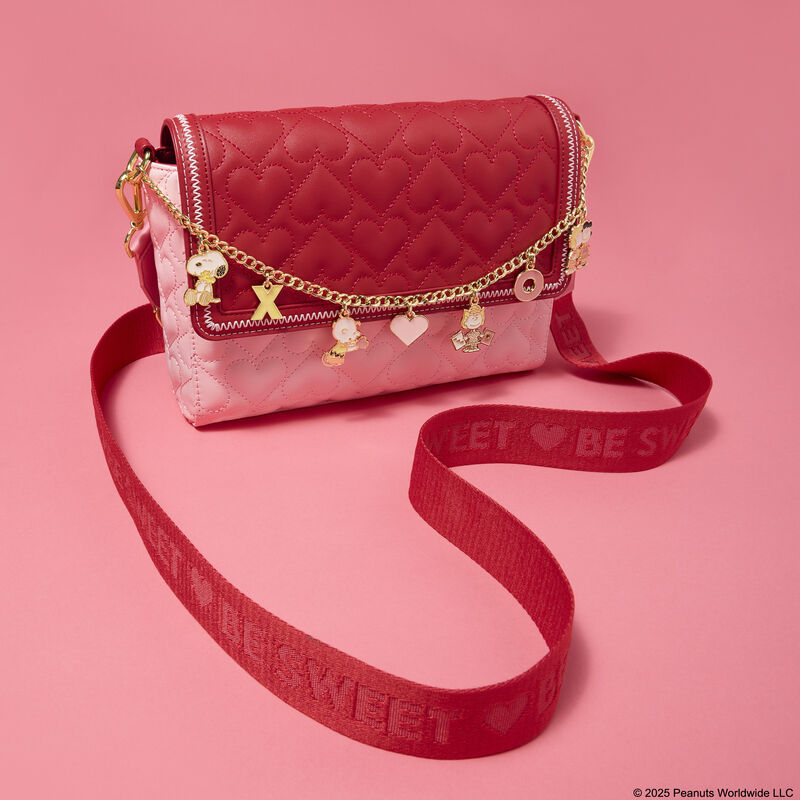 Peanuts Snoopy Valentine's Day Charm Crossbody Bag