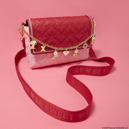 Peanuts Snoopy Valentine's Day Charm Crossbody Bag