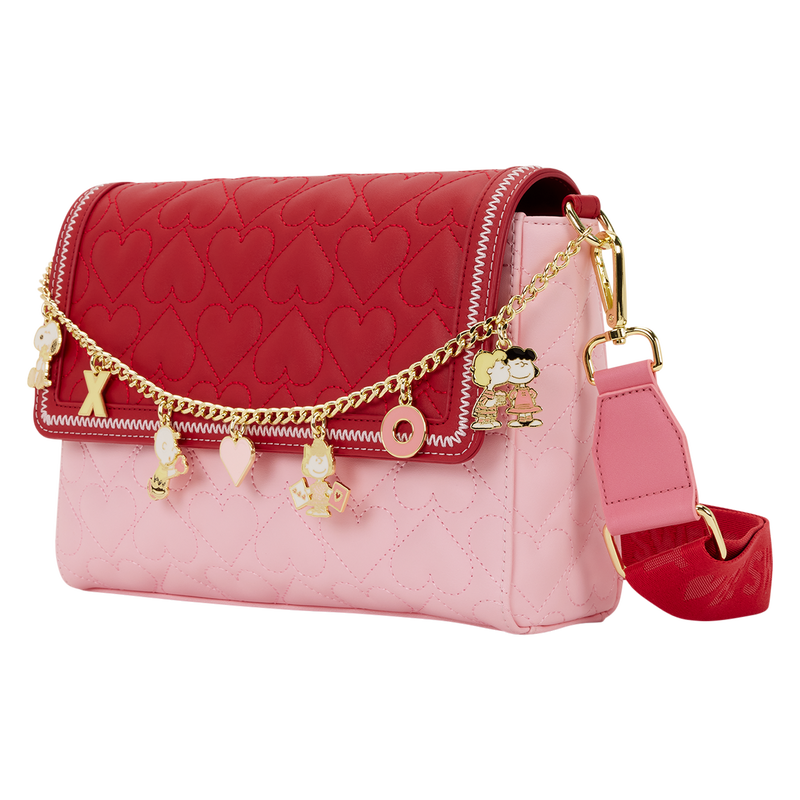 Peanuts Snoopy Valentine's Day Charm Crossbody Bag