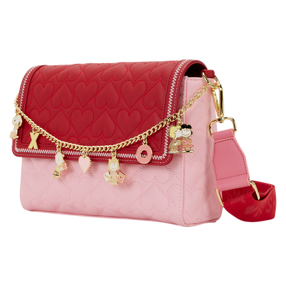 Peanuts Snoopy Valentine's Day Charm Crossbody Bag