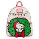 Loungefly Peanuts Snoopy & Woodstock Holiday Plush Wreath Mini Backpack
