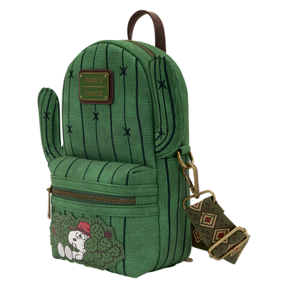 Loungefly Peanuts Spike Desert Cactus Sling Crossbody Bag