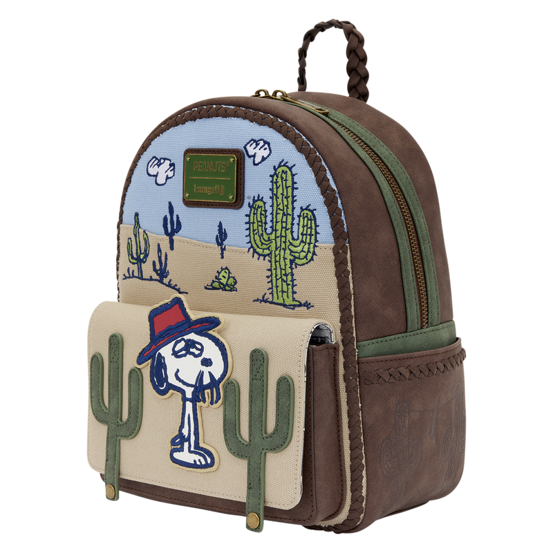 Loungefly Peanuts Spike Desert Mini Backpack