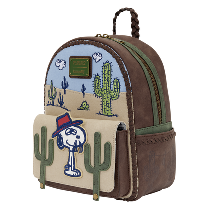 Loungefly Peanuts Spike Desert Mini Backpack
