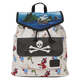 Loungefly Disney Peter Pan Captain Hook Pirate Ship Drawstring Backpack