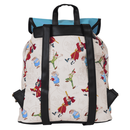 Loungefly Disney Peter Pan Captain Hook Pirate Ship Drawstring Backpack
