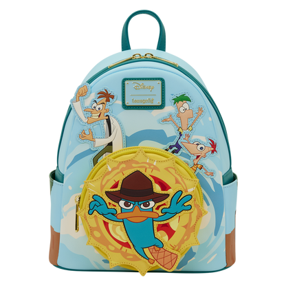 Loungefly Disney Phineas and Ferb Light-Up Perry the Platypus Mini Backpack