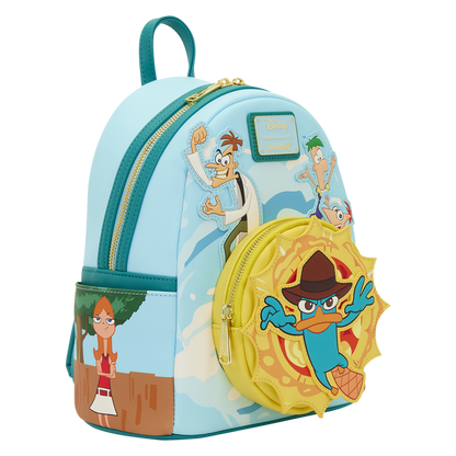 Loungefly Disney Phineas and Ferb Light-Up Perry the Platypus Mini Backpack