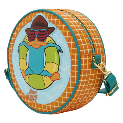 Loungefly Disney Phineas and Ferb Perry the Platypus Pool Crossbody Bag