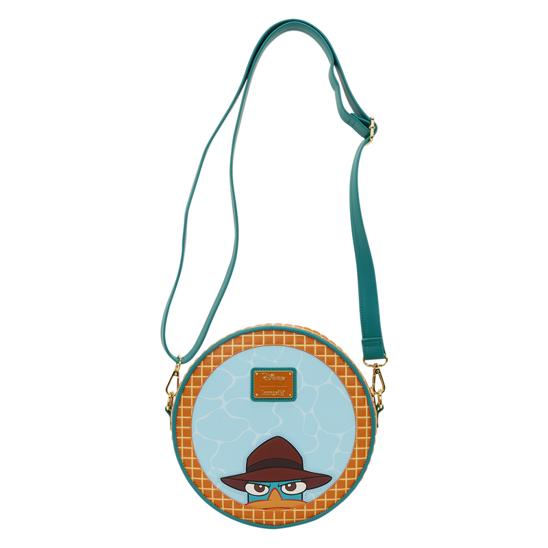 Loungefly Disney Phineas and Ferb Perry the Platypus Pool Crossbody Bag