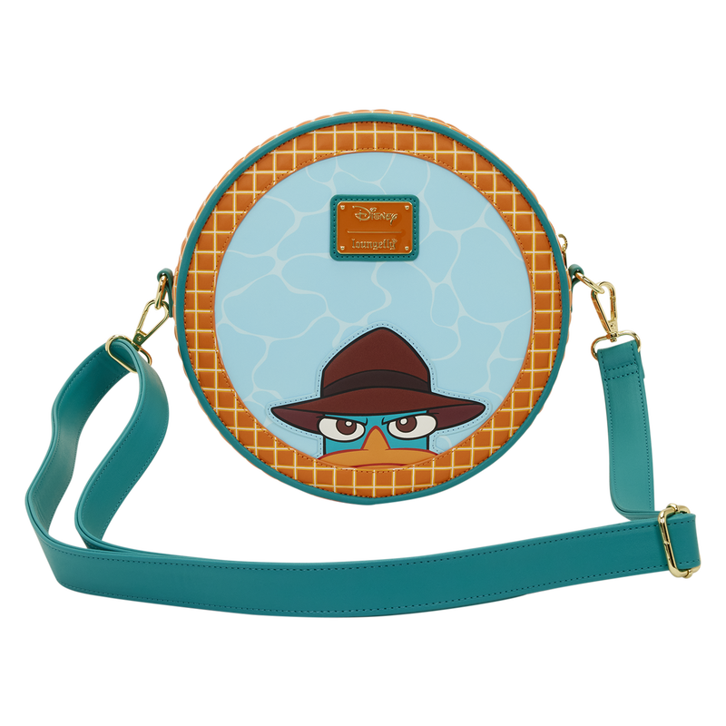 Loungefly Disney Phineas and Ferb Perry the Platypus Pool Crossbody Bag