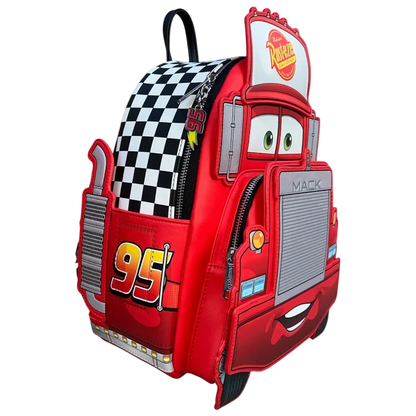 Loungefly Bags | Nwt Loungefly Disney Pixar Cars Mack Cosplay Mini Backpack | Color: Red | Size: Os