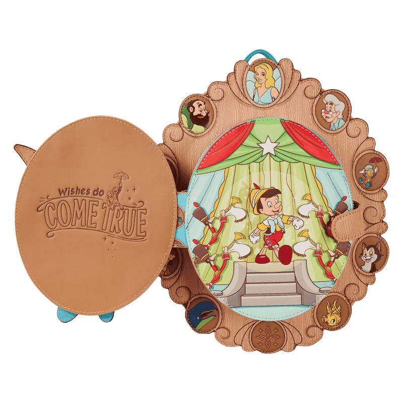 Decorative item with cartoon character and 'Wishes do Come True' text on a white background