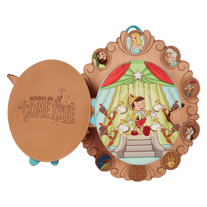 Decorative item with cartoon character and 'Wishes do Come True' text on a white background