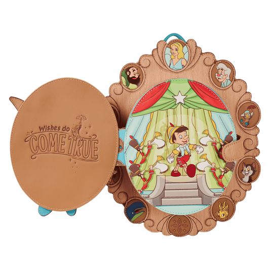 Decorative item with cartoon character and 'Wishes do Come True' text on a white background