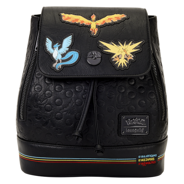 Loungefly Pokémon Legendary Birds and Beasts Drawstring Mini Backpack