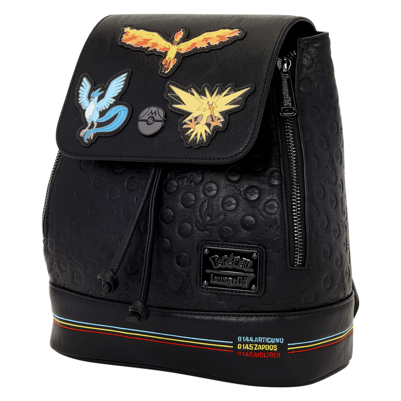 Loungefly Pokémon Legendary Birds and Beasts Drawstring Mini Backpack