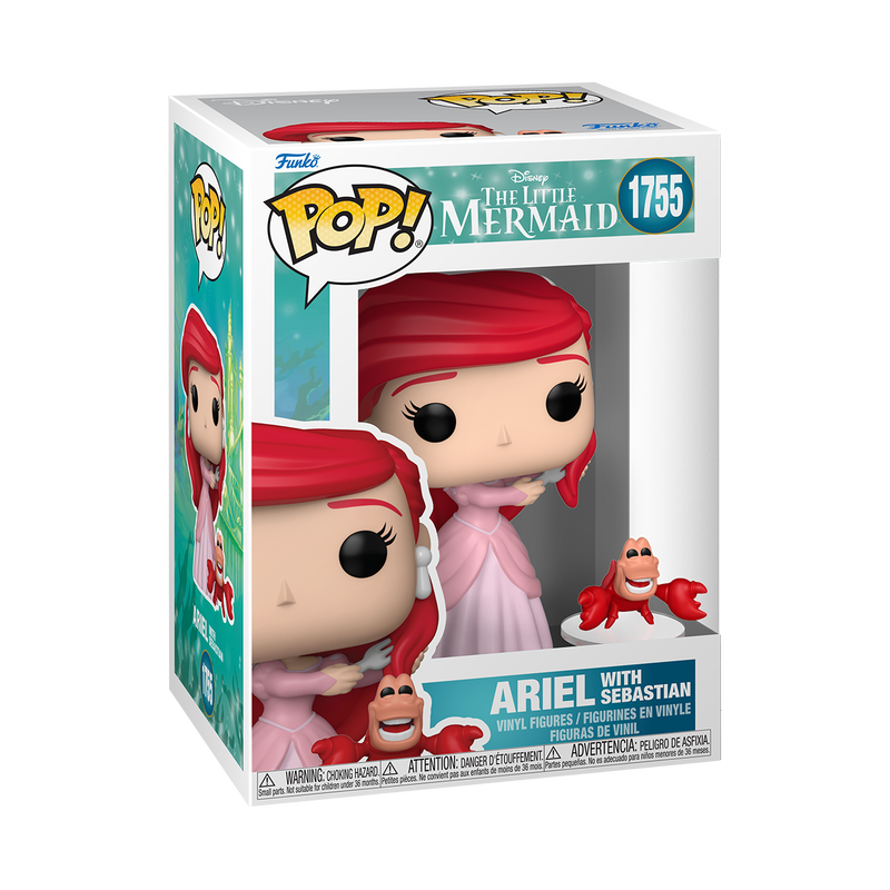 Ariel with Sebastian Funko Pop! & Buddy Vinyl Figure #1755 Disney The Little Mermaid