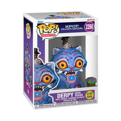 Funko Pop! Animation K-Pop Demon Hunters Derpy with Sussie & Plant Glow-in-the-Dark #2260