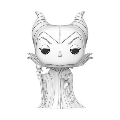 Funko Pop! Disney Sleeping Beauty Maleficent Sketched Deco Vinyl Figure