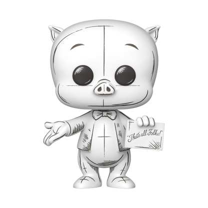 Funko Pop! Looney Tunes Porky Pig Sketched Deco #2012