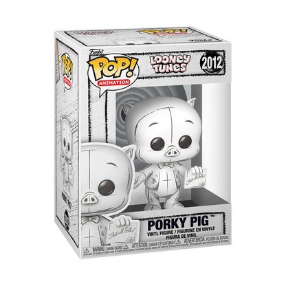 Funko Pop! Looney Tunes Porky Pig Sketched Deco #2012