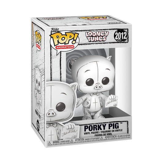 Looney Tunes Porky Pig Sketched Deco Vinyl Figure #2012 - alternate view 2