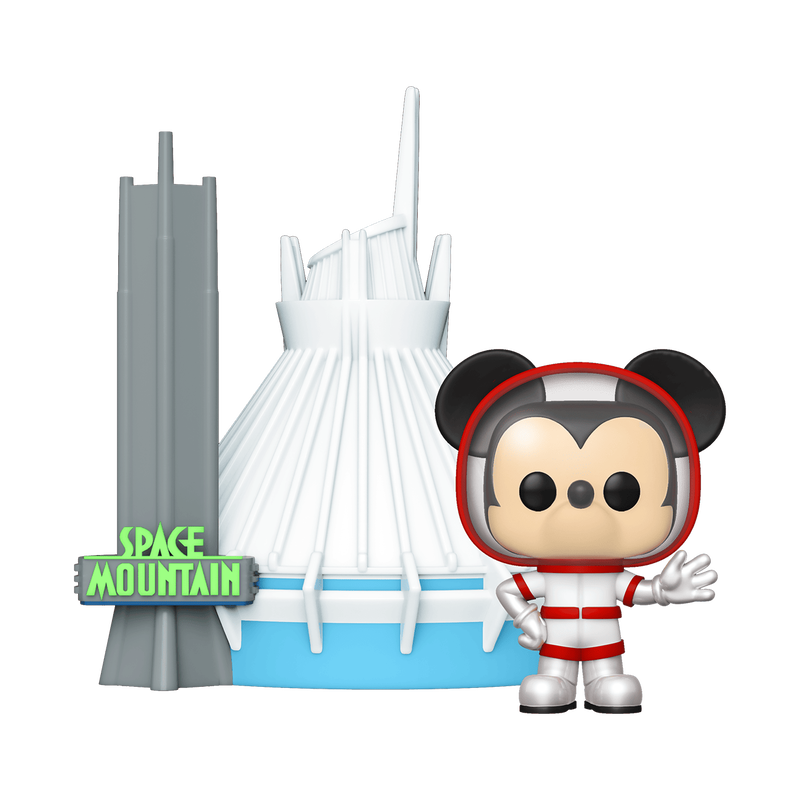 Funko Pop! Town Space Mountain and Mickey Mouse 50th Anniversary #28 Exclusive