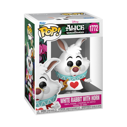 White Rabbit with Horn Funko Pop! Vinyl Figure #1772 Disney Alice in Wonderland