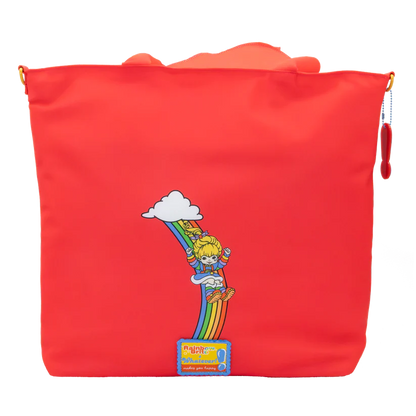 Whatever Makes You Happy Rainbow Brite Puffy Nylon Die Cut Tote Bag