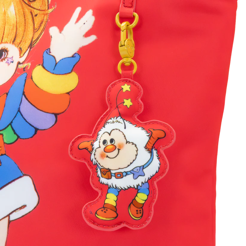 Whatever Makes You Happy Rainbow Brite Puffy Nylon Die Cut Tote Bag