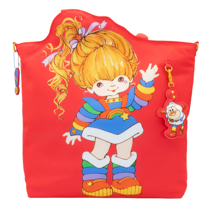 Whatever Makes You Happy Rainbow Brite Puffy Nylon Die Cut Tote Bag