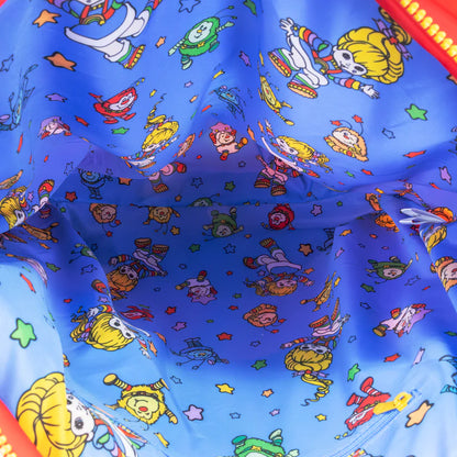 Whatever Makes You Happy Rainbow Brite Puffy Nylon Die Cut Tote Bag