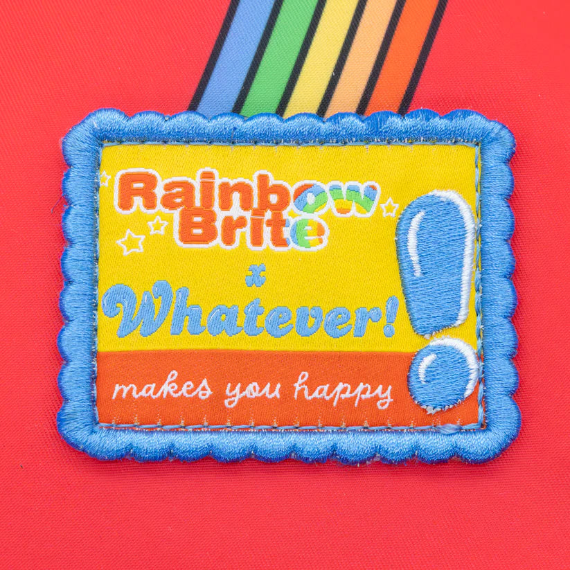 Whatever Makes You Happy Rainbow Brite Puffy Nylon Die Cut Tote Bag