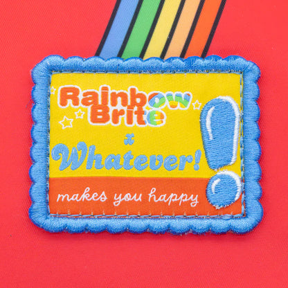 Whatever Makes You Happy Rainbow Brite Puffy Nylon Die Cut Tote Bag