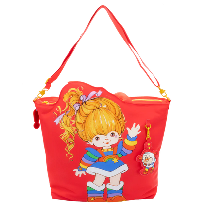 Whatever Makes You Happy Rainbow Brite Puffy Nylon Die Cut Tote Bag