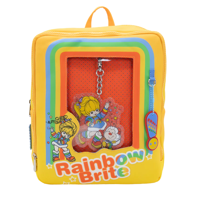 Rainbow Brite Vintage Box Pin Trading Backpack