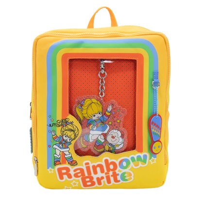 Rainbow Brite Vintage Box Pin Trading Backpack