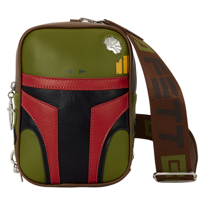 Loungefly Star Wars Boba Fett Cosplay Sling Crossbody Bag