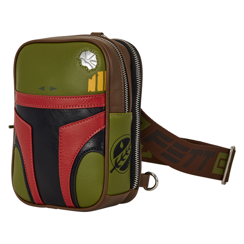 Loungefly Star Wars Boba Fett Cosplay Sling Crossbody Bag