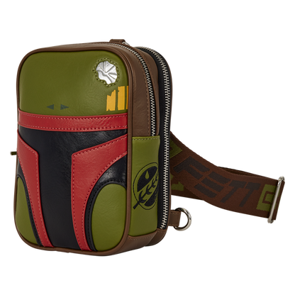 Loungefly Star Wars Boba Fett Cosplay Sling Crossbody Bag