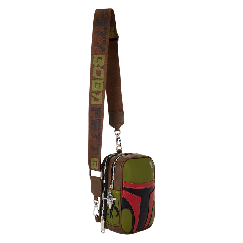 Loungefly Star Wars Boba Fett Cosplay Sling Crossbody Bag