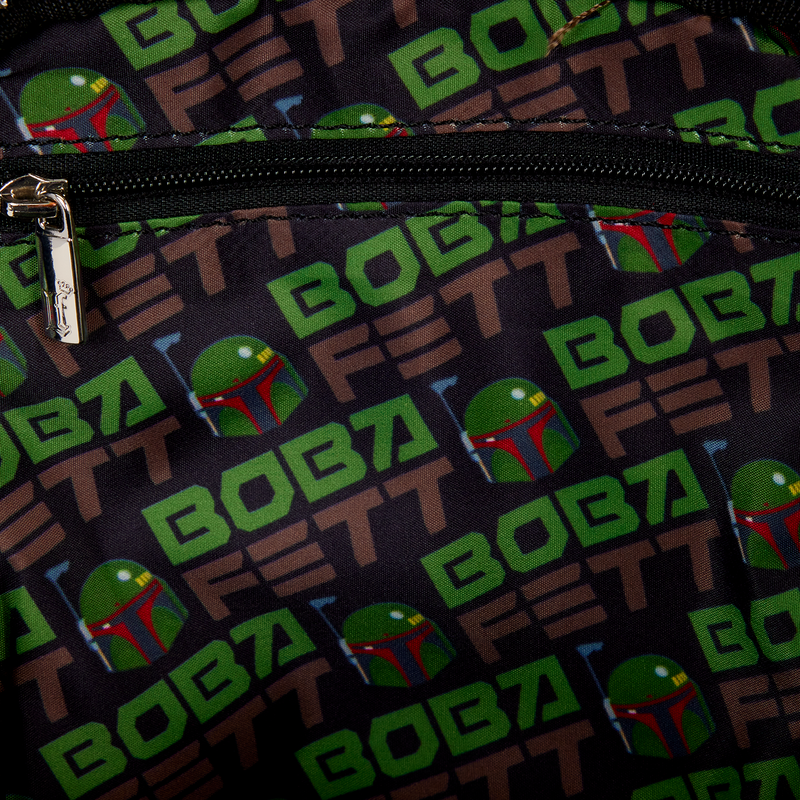Loungefly Star Wars Boba Fett Cosplay Sling Crossbody Bag