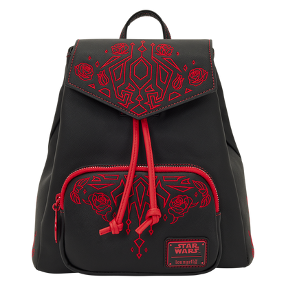 Loungefly Star Wars Darth Maul Drawstring Mini Backpack with Red Embroidery