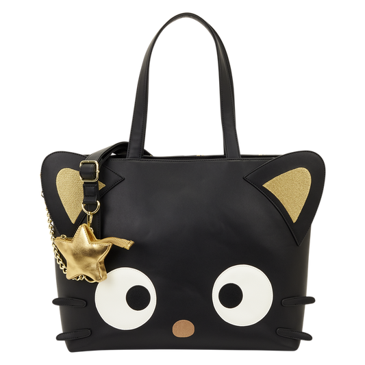 Loungefly Sanrio Chococat Stars Tote Crossbody Bag with Detachable Coin Bag