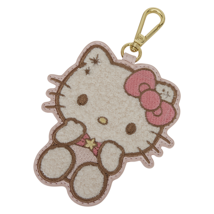Hello Kitty Quilted Crossbody Bag with Beaded Handle & Bag Charm