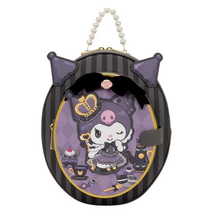 Loungefly Sanrio Kuromi 20th Anniversary Cameo Mini Backpack