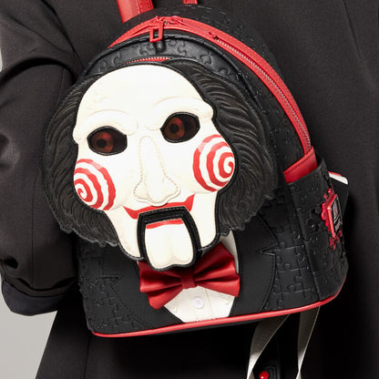Saw Billy Puppet Lenticular Cosplay Mini Backpack Loungefly