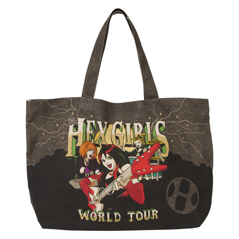 Scooby-Doo! The Hex Girls World Tour Oversized Canvas Tote Bag Loungefly