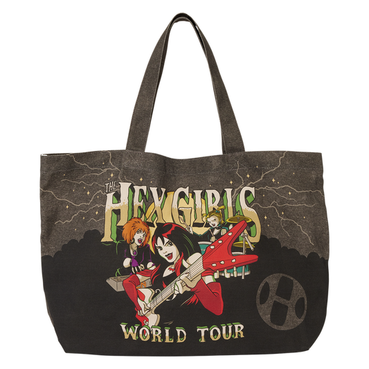 Scooby-Doo! The Hex Girls World Tour Oversized Canvas Tote Bag Loungefly